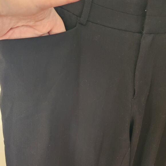 Michael Michael Kors Black Straight Leg Trouser Pants Size 8 - Picture 7 of 9